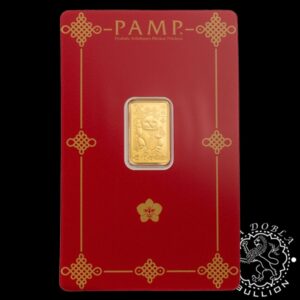Lingote de Oro Lucky Cat 2,5 g - PAMP - Lingote Reverso