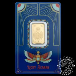 Lingote de Oro Lucky Scarab 5 g - PAMP - Lingote Reverso