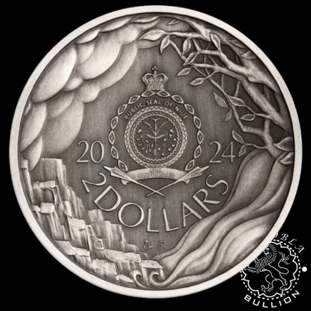 Moneda de Plata Figuras Mitológicas Elfo 1 oz BU - Niue - 2026 - Anverso
