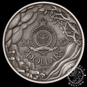 Moneda de Plata Figuras Mitológicas Enano 1 oz BU - Niue - 2026 - Anverso