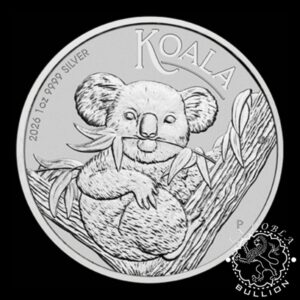 Moneda de Plata Koala 1 oz BU - Australia - 2026 - Reverso