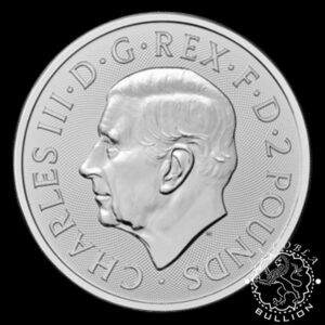 Moneda de Plata St. George & The Dragon 1 oz BU - Reino Unido - 2026 - Anverso