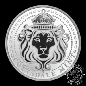 Redondo de Plata Omnia Tipo 2 1 oz BU - Scottsdale Mint - Reverso