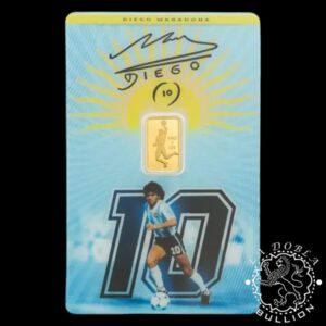 Lingote de Oro Maradona 1 g - PAMP - Blister Delante