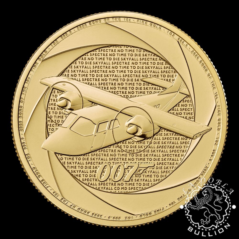 Moneda de Oro Bond of the 2010's 1 Oz BU - Reino Unido - 2026 - Reverso