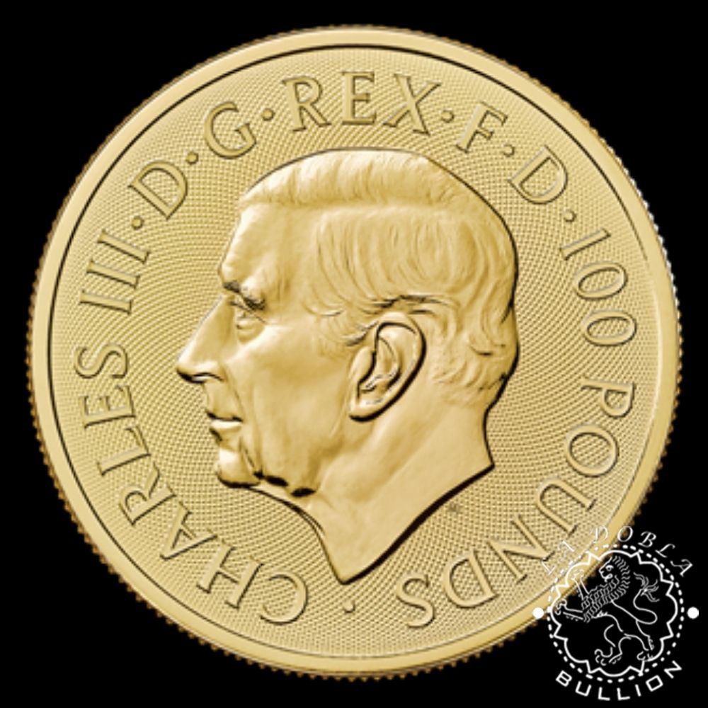 Moneda de Oro British Lion 1 oz BU - Reino Unido - 2026 - Anverso