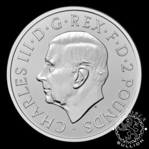 Moneda de Plata British Lion 1 oz BU - Reino Unido - 2026 - Anverso