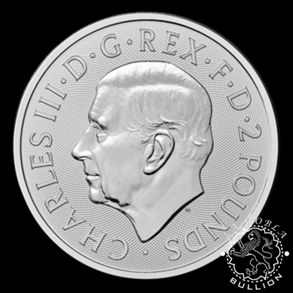Moneda de Plata British Lion 1 oz BU - Reino Unido - 2026 - Anverso