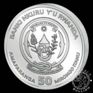 Moneda de Plata Onza Náutica Kruzenshtern 1 oz BU - Ruanda - 2026 - Anverso