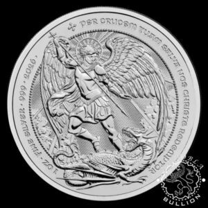 Moneda de Plata The Angel 1 oz BU - Reino Unido - 2026 - Reverso